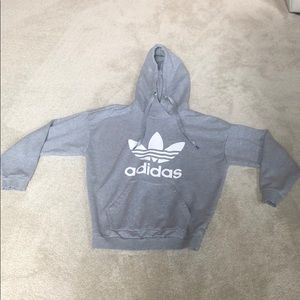 grey adidas sweatshirt